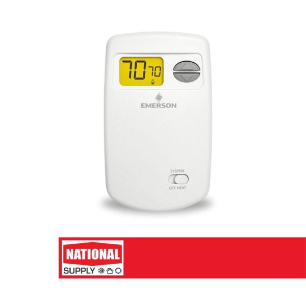 Thermostat Emerson White Rodgers 70 Series 1E78-140 Non-Programmable Heat Only 24V