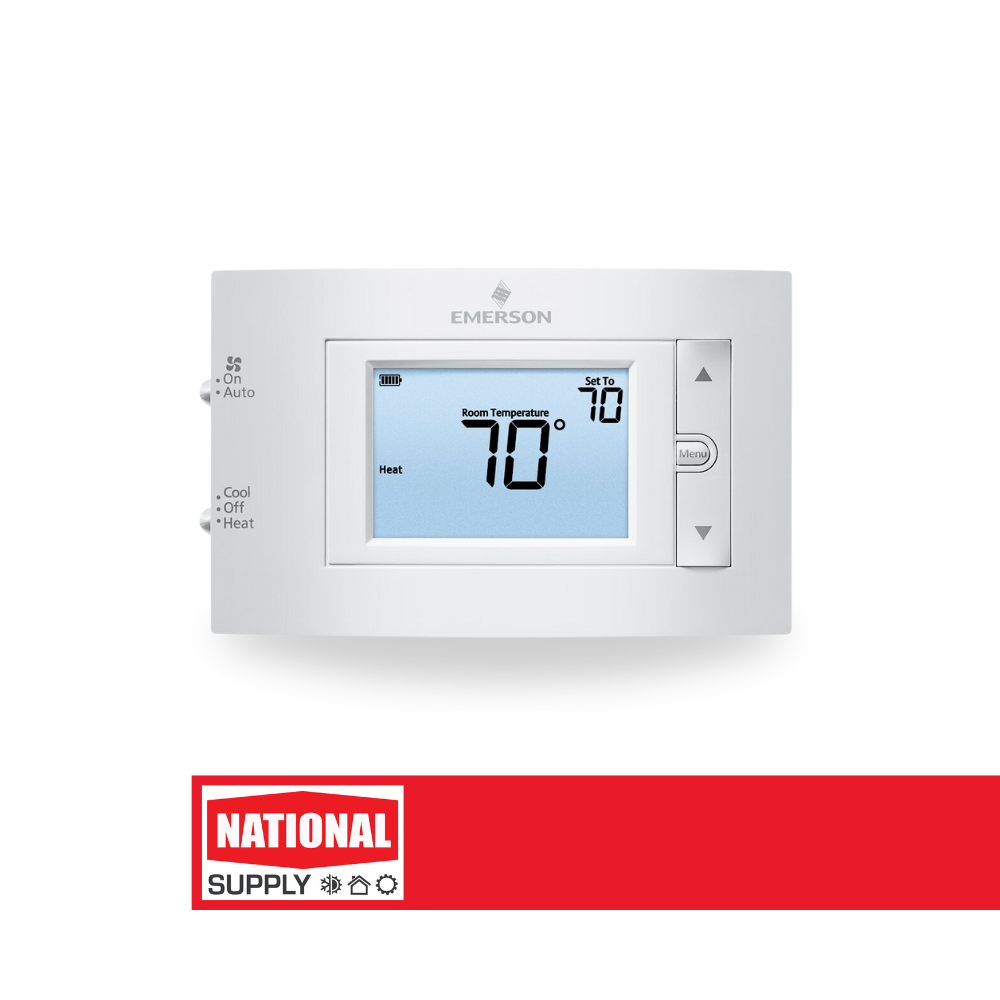 Thermostat Emerson/WR 80 Series 1F83C-11NP Non-Programmable 1H/1C 24V