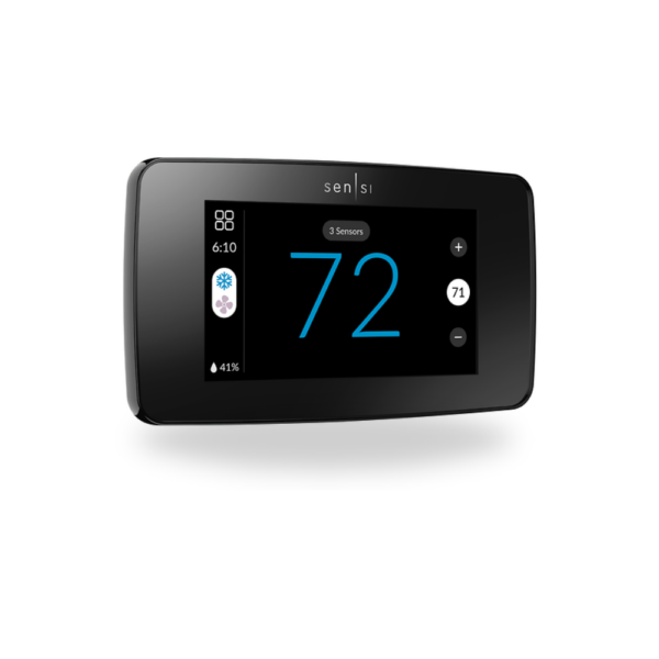 Thermostat Sensi Touch 2 Smart 1F96U-42WFBC Programmable Wi-Fi Control 4 Heat / 2 Cool 24V Black