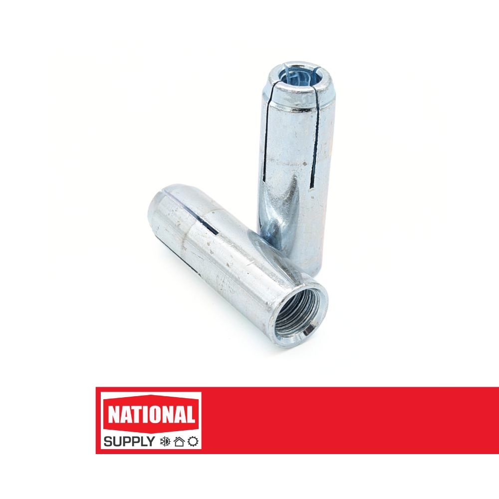 3/8" Carbon Steel Drop-In Concrete Anchor Qty 50