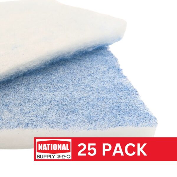 20x20x2 Polyester Air Filter Pad, 25 in Pack