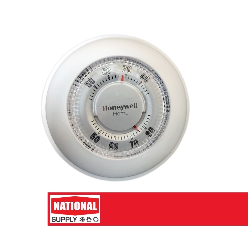 Thermostat Honeywell The Round T87K1007 Non-Programmable Heat Only 24V