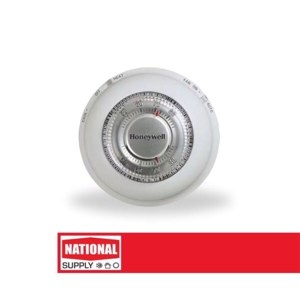 Thermostat Honeywell The Round T87N1000 Non-Programmable 1 Heat / 1 Cool 24V
