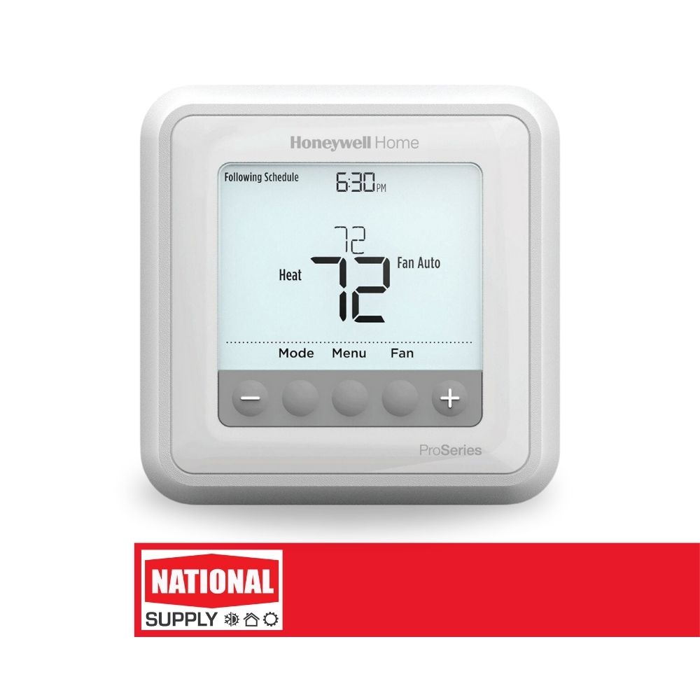 Thermostat Honeywell Home T6 Pro TH6210U2001 Programmable 2 Heat / 1 Cool 24V