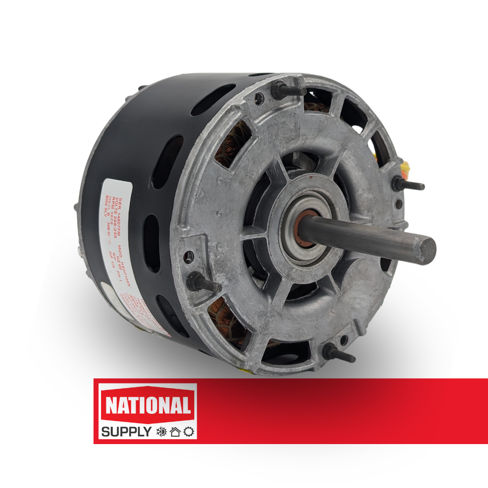 5.5" Direct Drive Motor, Permanent Split Capacitor, 1/4 HP, 1075 RPM, 208-230 V, 1.5 A