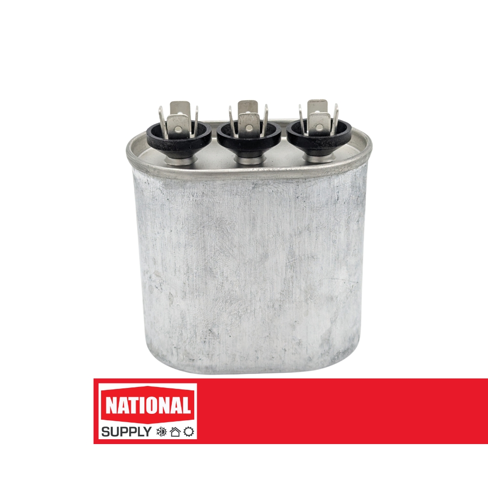 Dual Run Capacitor 40 + 5 MFD 440/370 V, Oval
