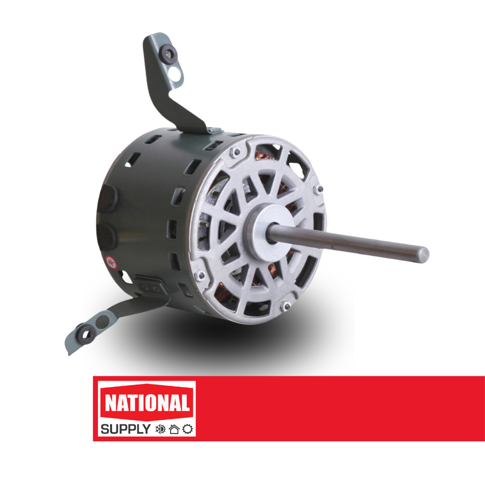 5.5" Direct Drive Motor, Permanent Split Capacitor, 1/4 HP, 1075 RPM, 115 V, 3.4 A