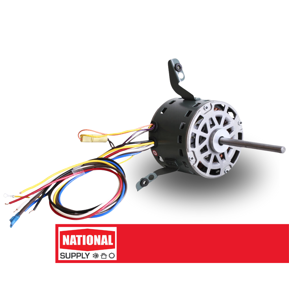 5.5" Direct Drive Motor, Permanent Split Capacitor, 1/2 HP,  1075 RPM,  115 V,  7.6 A