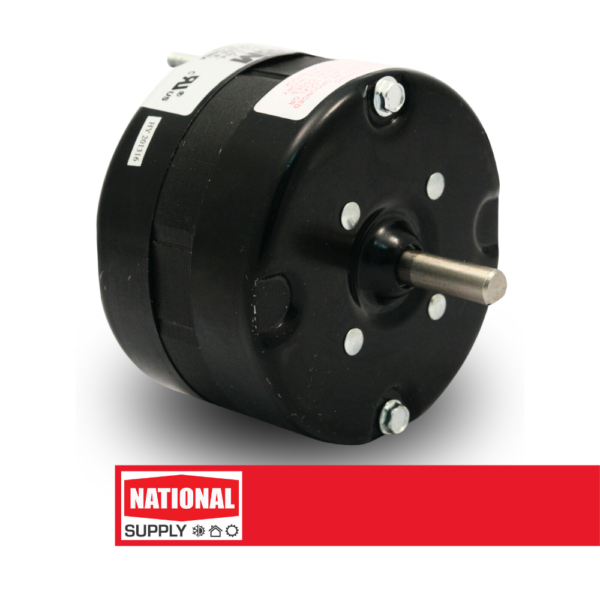 Ventilation Motor, Shaded Pole, 1/80 HP, 1500 RPM, 115 V, 0.65 A