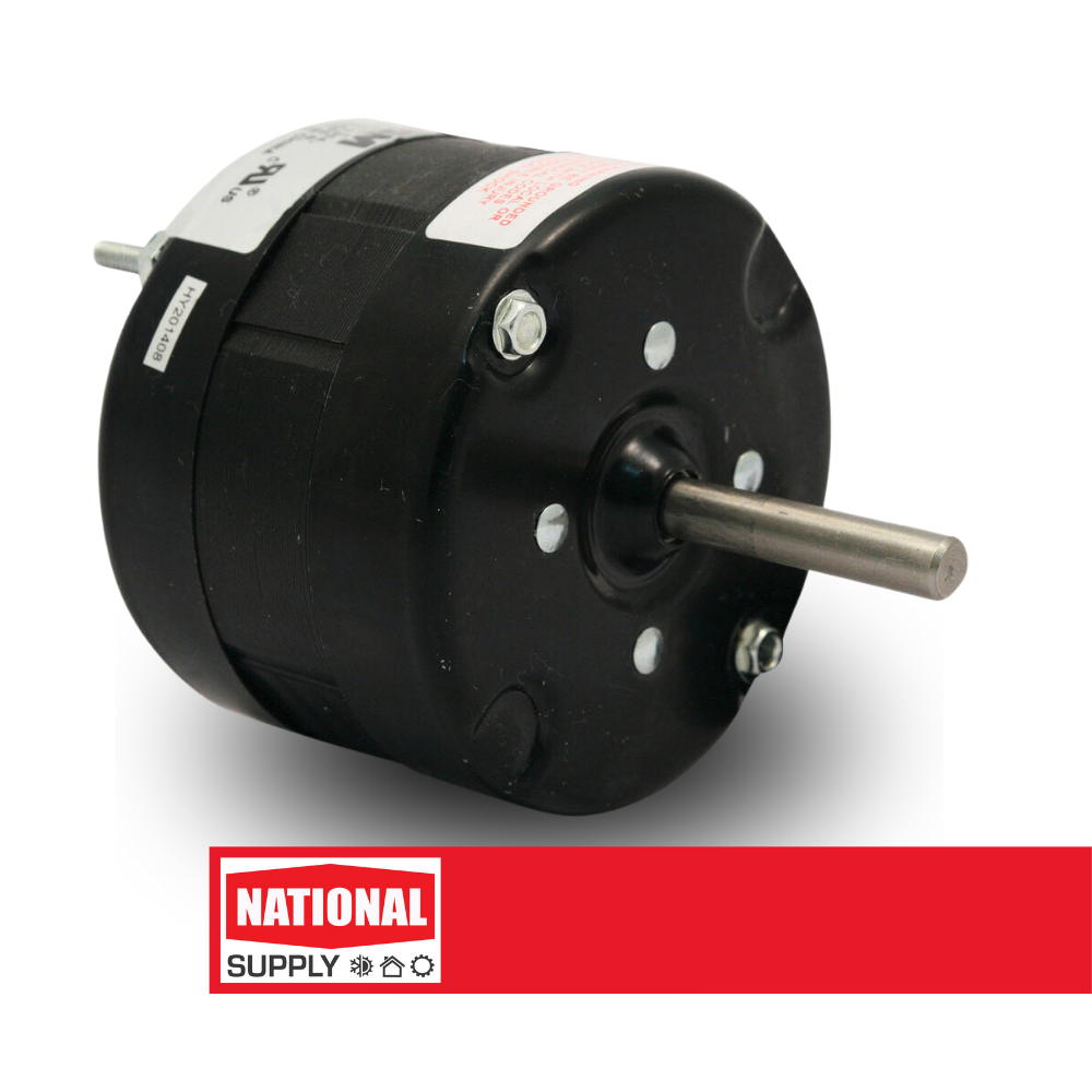 Ventilation Motor, Shaded Pole, 1/60 HP,  1100 RPM,  120 V,  0.95 A