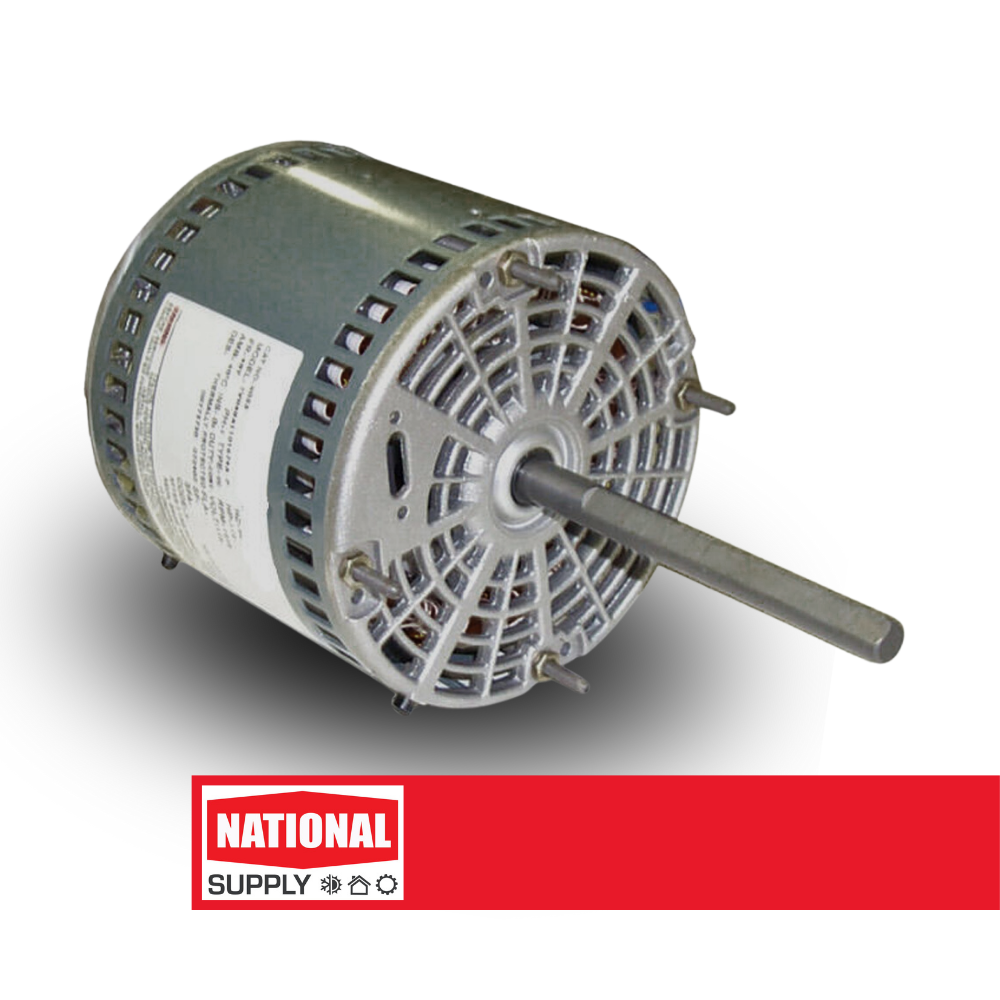 5.5" Direct Drive Motor, Permanent Split Capacitor, 1/6-1/2 HP,  1075 RPM,  115 V,  7-2.4 A