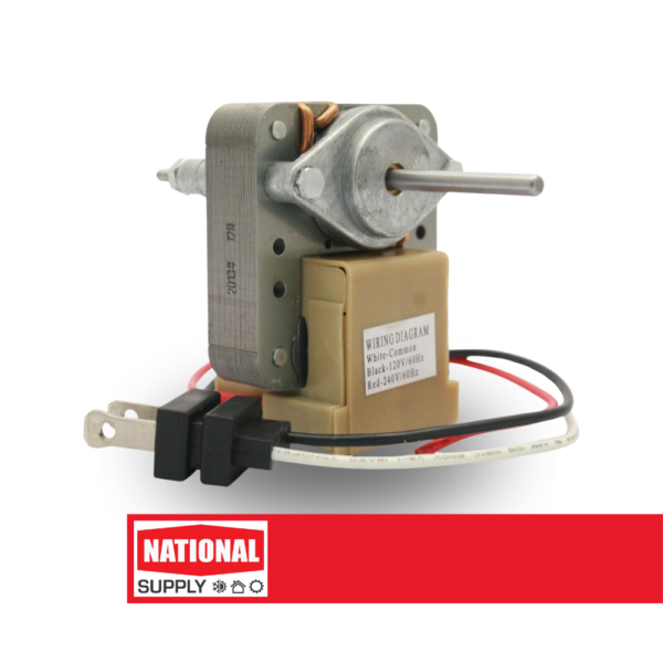 C-Frame Motor, Shaded Pole, 1/150 HP, 3000 RPM, 115/230 V, 0.4 A