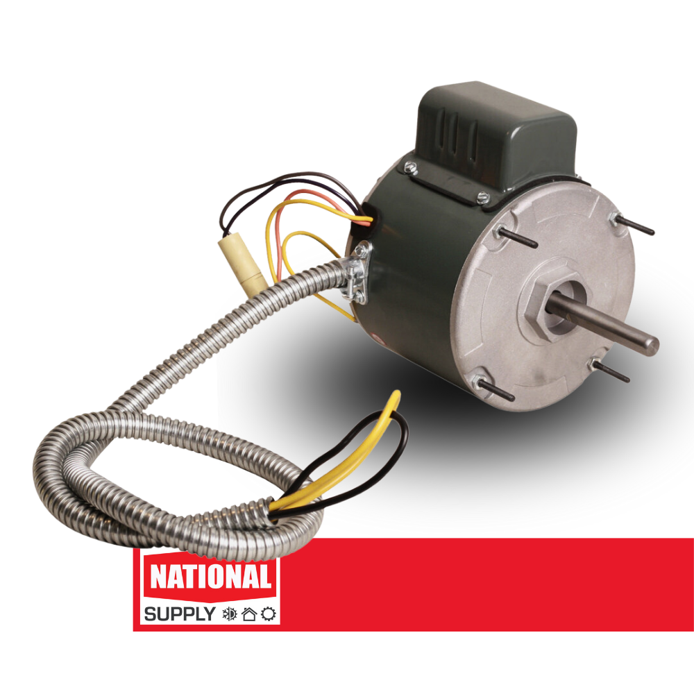 5.5" Unit Heater Motor, Permanent Split Capacitor, 1/6 HP,  1075 RPM,  115 V,  2.4 A