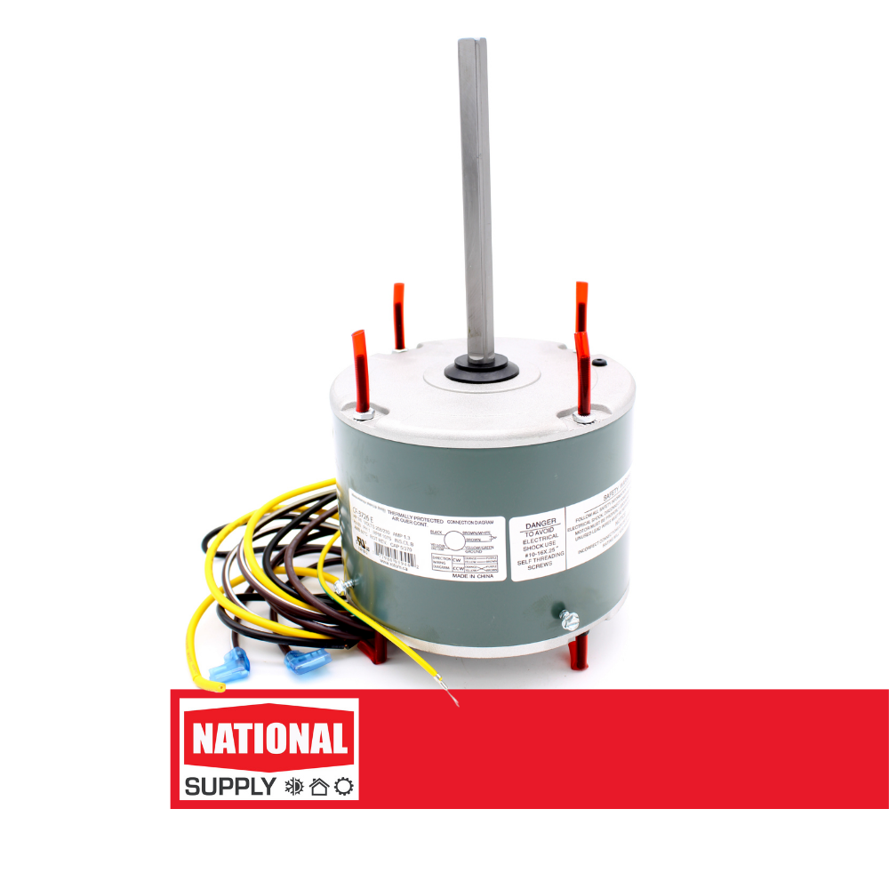 5.5" Condenser Fan Motor, PSC, 1/6 HP, 1075 RPM, 208-230 V, 1.30 A