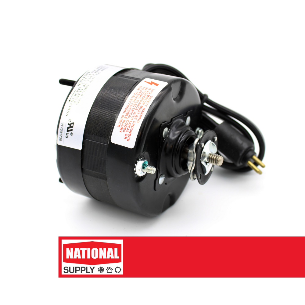 3.3" Hubless Fan Motor, Shaded Pole, 1/70 HP, 1550 RPM, 115 V, 0.59 A