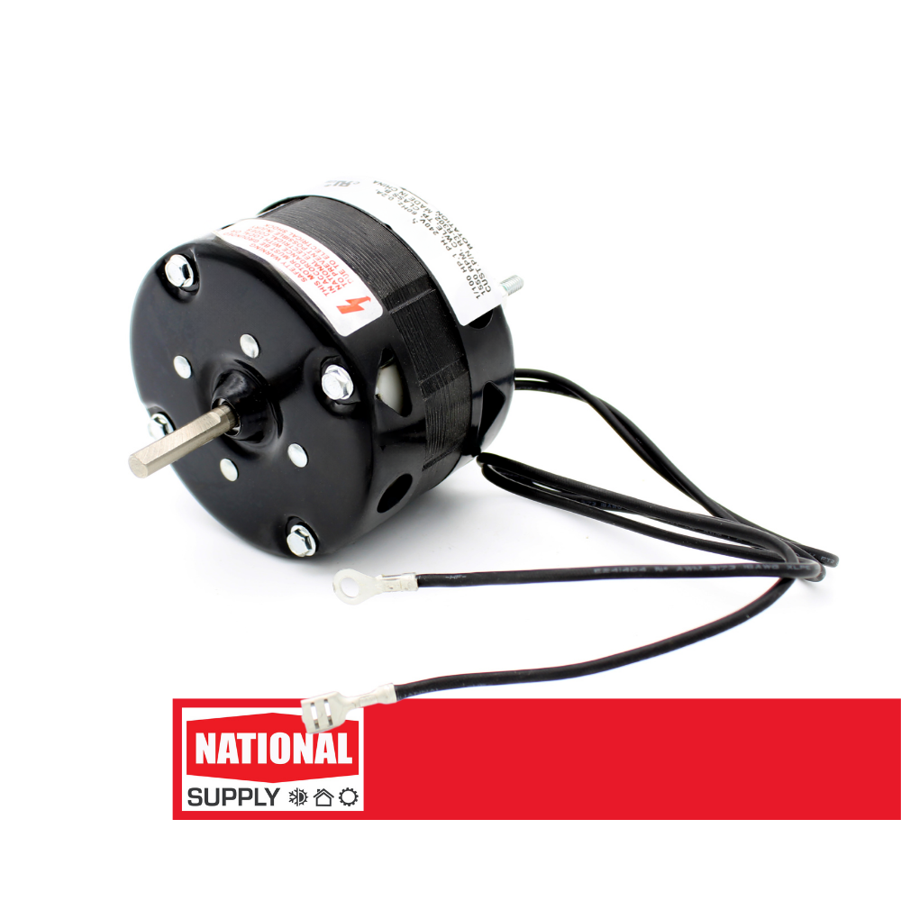 3.3" Heating motor, Shaded Pole, 1/100 HP, 1550 RPM, 230 V, 0.2 A