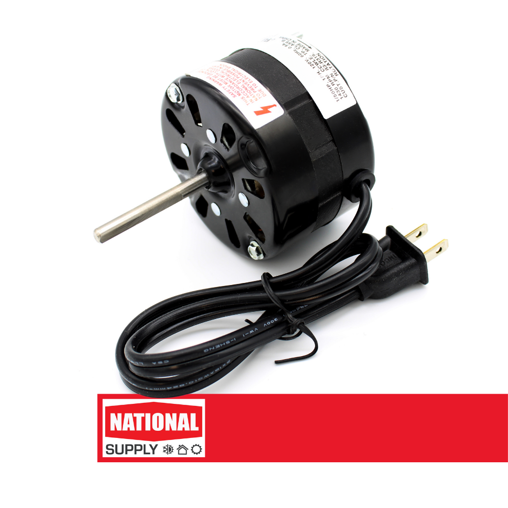 3.3" Exhaust Fan Motor, Shaded Pole, 1/50 HP, 1430 RPM, 115 V, 0.9 A