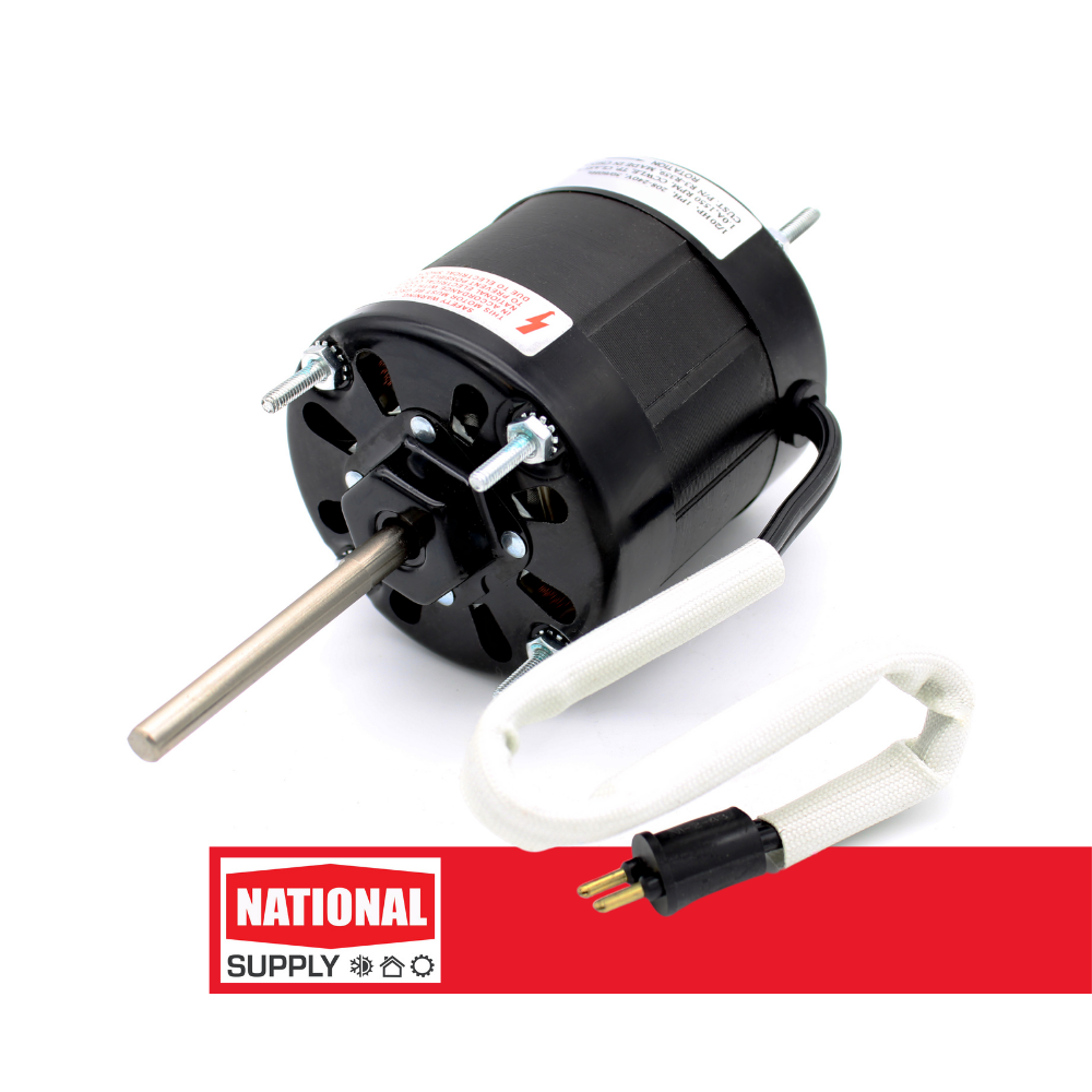 3.3" Refrigeration Motor, Shaded Pole, 1/20 HP, 1550 RPM, 230 V, 1.0 A
