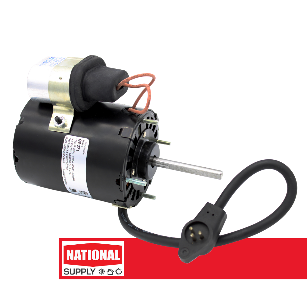 3.3" Refrigeration Motor, PSC, 1/20 HP, 1550 RPM, 230 V, 0.38 A