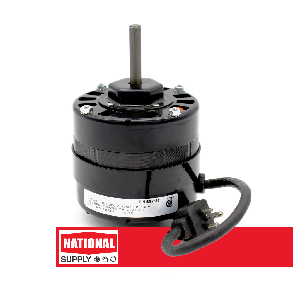 4.4" Motor, Shaded Pole, 1/15 HP, 1550 RPM, 230 V, 1.2 A